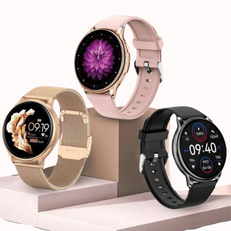 SmartWatch Melanda G35 Feminino 2024 Android IOS + Brinde Pulseira Silicone