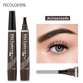 Lápis efeito Microblading Delineador de Sobrancelha